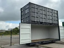 Vernooy 20FT 8.6 OPEN SIDE RAL7021 - Vernooy