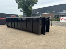 VERNOOY 20M3 ZWART RAL9005 NIEUW 9402 - 20M3 NIEUW DIRECT INZETBAAR - RAL9005 - 4/5MM WANDEN VLOER GEBOUWD ST. 52 - DUBBELE SLUITING - SMEERNIPPELS OP DRAAIENDE DELEN