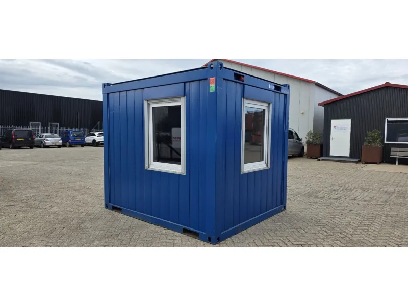 VERNOOY 10FT KANTOORUNIT 916415 - 10FT KANTOOR UNIT - GEBRUIKT MAAR IN NETTE STAAT - VOORZIEN VAN: VERLICHTING, STOPCONTACTEN, VERWARMING, RAMEN MET ROLLUIKEN - OP AFSPRAAK TE BEZICHTIGEN IN TIEL - LEVERING MOGELIJK