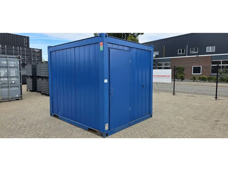 VERNOOY 10FT KANTOORUNIT 916415 - 10FT KANTOOR UNIT - GEBRUIKT MAAR IN NETTE STAAT - VOORZIEN VAN: VERLICHTING, STOPCONTACTEN, VERWARMING, RAMEN MET ROLLUIKEN - OP AFSPRAAK TE BEZICHTIGEN IN TIEL - LEVERING MOGELIJK